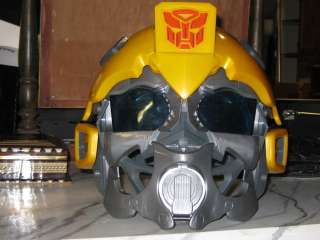 Bumblebee Transformers Wearable Helmet Head Talks  