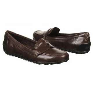 Womens Rockport Jackie Penny Loafer Dark Brown Leather Shoes 