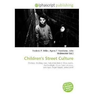  Childrens Street Culture (9786134267472) Frederic P 
