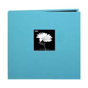  Book Cloth Cover Postbound Album With Window 8X8 