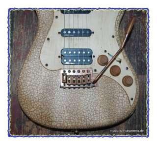 AXL U.S.A. E Gitarre ST ocker krakeliert vintage  