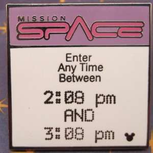   Trading Pin Mission Space Fast Pass Cast Lanyard LOOK 