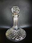 antique lead crystal decanter  