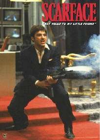 MOVIE POSTER ~ SCARFACE SAY HELLO TO MY LITTTLE FRIEND  