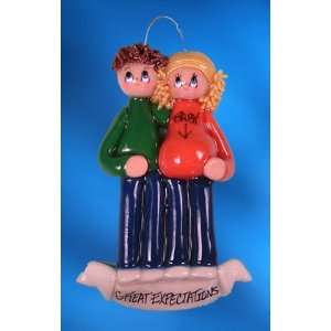 Personalized Expecting Couple Ornament by Ornaments with Love  