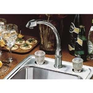 Elkay LKDA2438 Double Handle Cast Spout Faucet with 6 1/2 Reach and 