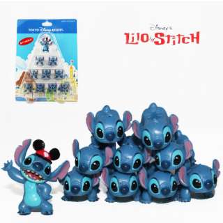 Cute 10x DISNEY Lilo&Stitch Figure Collection Set  