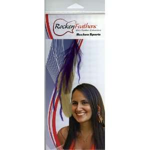  Rocken Feathers Sports Natural Hair Extensions Hand Made in the USA 