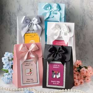 Pink Delivered with Love Favor Boxes from the Personalized 