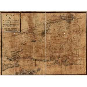  1790 map of Haiti, GrandAnse