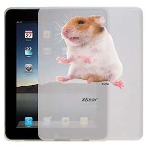  Hamster sitting on iPad 1st Generation Xgear ThinShield 