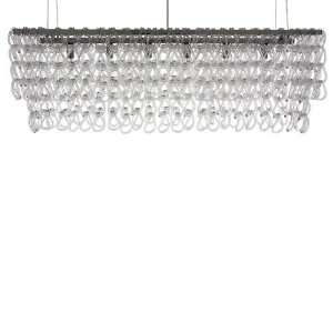  Nuevo Living Jayden Large Pendant in Clear Crystal and 