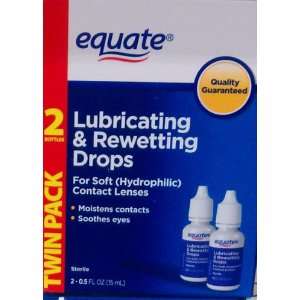 Equate Sterile Lubricating & Rewetting Drops for Soft (Hydrophilic 