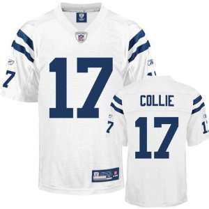  Austin Collie White Reebok NFL Replica Indianapolis Colts 