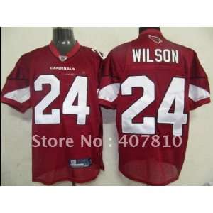  jerseys arizona cardicals #24 wilson red football jersey american 