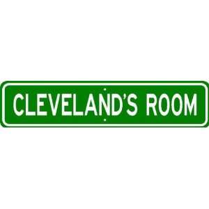  CLEVELAND ROOM SIGN   Personalized Gift Boy or Girl 