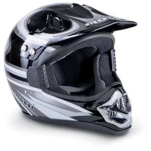  Mossi® Snell rated ATV Helmet, SILVER, LG Automotive