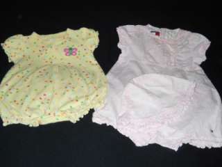 USED BABY GIRL 0 6 6 6 9 9 6 12 MONTHS CLOTHES LOT CARTERS GAP 