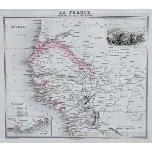  Vuillemin Map of Senegal (1886)