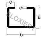 Alu C Profil 17x30x8x3mm ELOXIERT Aluminium 1m Artikel im K D Handels 