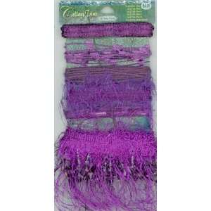  Collage Trim Purple By The Each Arts, Crafts & Sewing