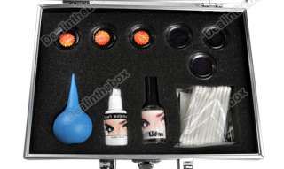 Pro False Eye Lash Eyelash Extension Kit Set With Case Makeup