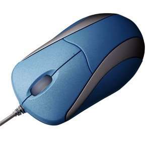  Sanwa Supply Optical Mouse USB 2.0 800dpi Light Blue 