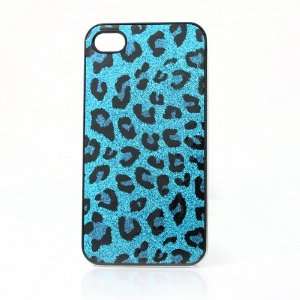    Blue Leopard HARD CASE COVER for Apple iPhone 4 4G 