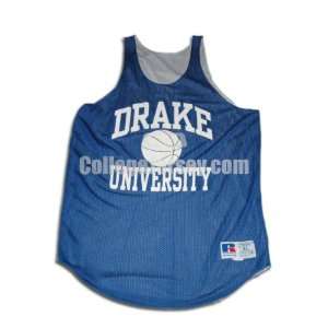  Blue/White No. 15 Game Used Drake Russell Basketball 