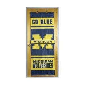 Michigan Wolverines NCAA Door Flag