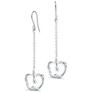 Bling Jewelry Twilight Style Sterling Silver Dangling Apple Earrings