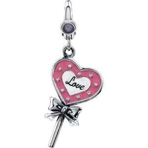  Jewelry Locker Enamel Heart Shaped Lollipop Charm Jewelry