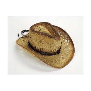  Woven Natural Color Western Hat [Toy] 