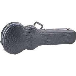   Graphite Looking Single Cutaway Electric Guitar Case Gray ABS Molded