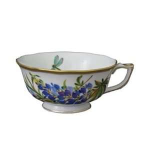   Herend American Wildflowers Texas Bluebonnet Tea Cup