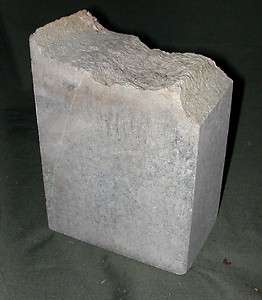 Alberene Soapstone Block for Carving / 5 X 4 1/2 X 2 1/2  
