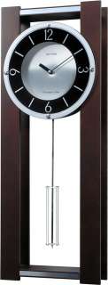 RHYTHM WSM Espresso Wooden Musical Clock   CMJ522UR06  
