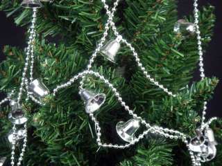   From U.S* Extra Long Strand 42 Silver Bells Christmas Ornaments  