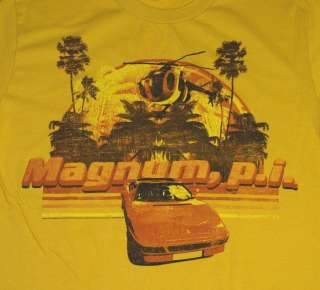Magnum P.I. Vintage Style 80s TV Show T Shirt Tee  