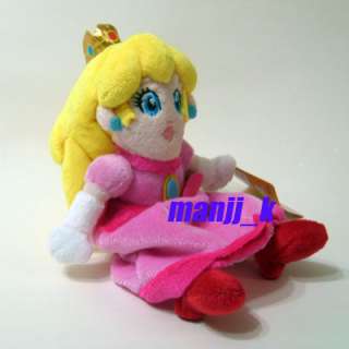 NEW 20cm Super Mario Princess Peach Plush Doll Figure  