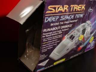 STAR TREK DEEP SPACE NINE ELECTRONIC ORINOCO RUNABOUT CRAFT Action 