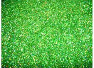 D00125 PREMIUM Grade Ultra Fine Glitter   Green Laser  