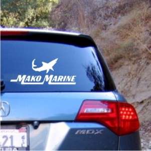 Mako Marine Boat Vinyl Decal Sticker 14 Colors  
