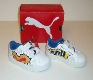 Toddler baby boys Puma light up shoes size 5, New with box  