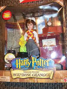 HARRY POTTER HERMOINE GRANGER MAGICAL POWER DOLL NIB  