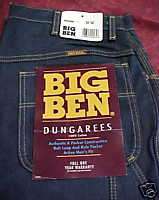 NWT Mens BIG BEN DUNGAREES Size 34 X 30  