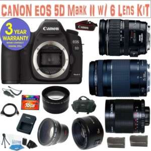 BRAND NEW CANON EOS 5D MARK II w/ DELUXE CAMERA OUTFIT 0013803105384 