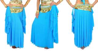 New belly dance Costume Skirt Dress 10 colours Epa  