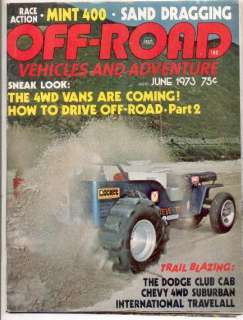 1973 Off Road Magazine Chevy Suburban 4WD Vans  