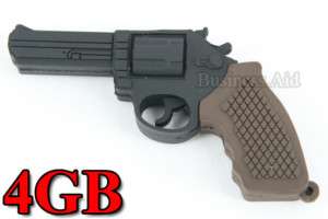 New 4GB Mini Gun Shape USB 2.0 Flash Drive   Revolver  